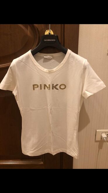 pull and bear: Футболка Pinko, S (EU 36), цвет - Белый