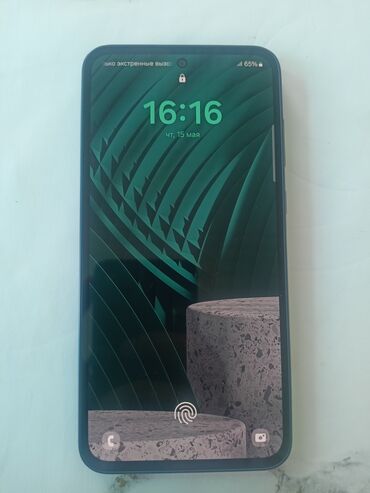 Samsung: Samsung Galaxy A35, Б/у, 128 ГБ, цвет - Синий, 1 SIM, eSIM