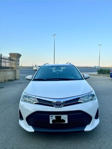 Avtomobil alışı: Ağ rəngli, hibrid mühərrikli "Toyota Corolla Fielder" avtomobili