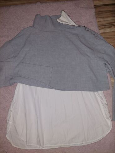 нижнее белье баку: Кофта, Zara, Одноместный, цвет - Серый