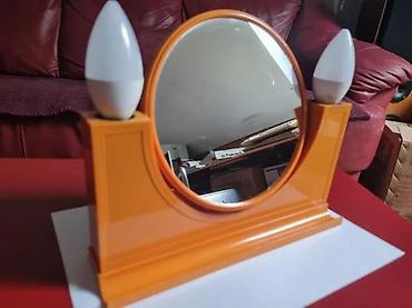 lusteri za dnevnu sobu cena: SPACE AGE OGLEDALO IZ 80-IH ELMA | Space Age dvostruko ogledalo — 2