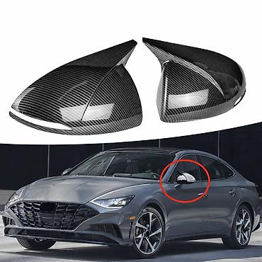 зеркало на сонату: Накладки на корпуса боковых зеркал для Hyundai Sonata (DN8, 2020–н.в.) — 1