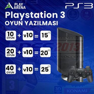 заказать playstation 3: PS3 oyunların yazılması PlayStation 3 ucun oyunlarin yazilmasını bizə