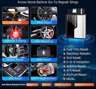 Alati za automobile: Novo - KINGBOLEN SOLOSCAN OBD2 Bluetooth 20+ Reseta + Kabel Novo - — 10