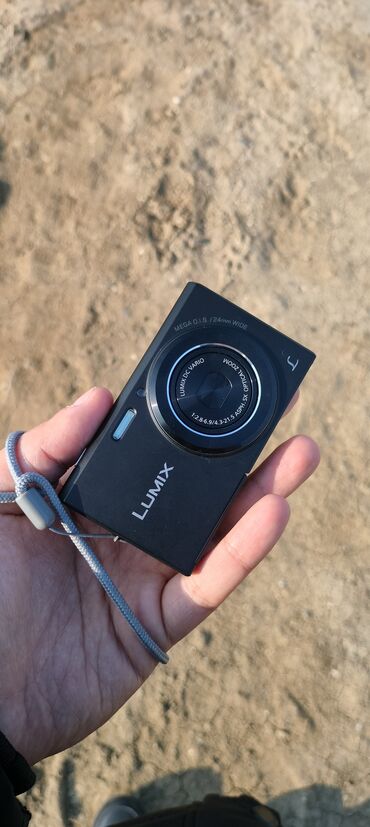 Fotokameralar: Lumix FS50 fotoaparat Karobka yaddaş kartı adapteri batareyası