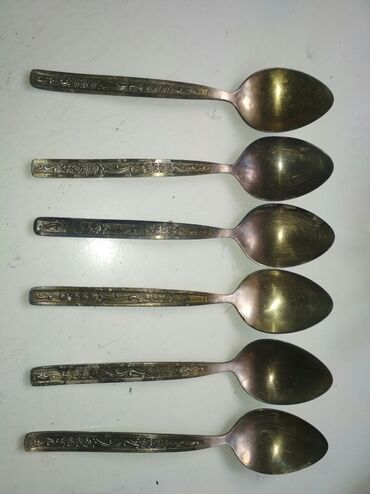 серебро ложки: Антикварные ложки, ножи, вилки. Серебро, мельхиор