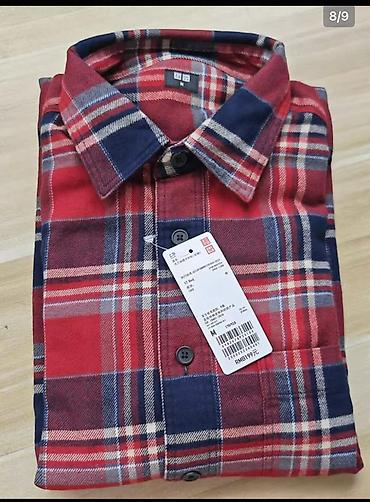теплые вещи: Мужская рубашка, M, Uniqlo, Новый, Платная доставка, Самовывоз — 3