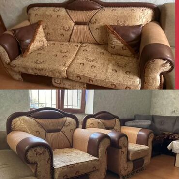 Divan və kreslo dəstləri: Divan, 2 kreslo