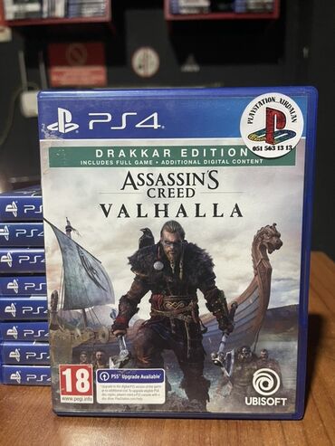 Oyun diskləri və kartricləri: Assassin's Creed Valhalla, Ekşn, Disk, PS4 (Sony Playstation 4)