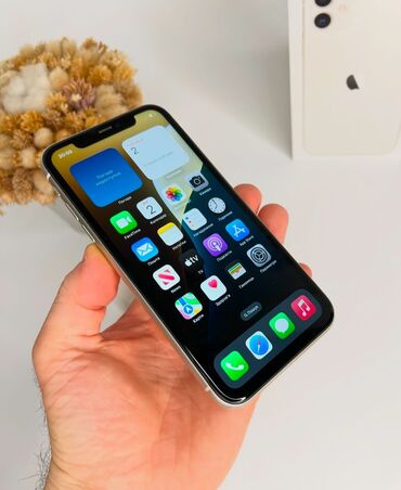 Apple iPhone: IPhone 11, 128 GB, Ağ, Zəmanət, Face ID, Sənədlərlə