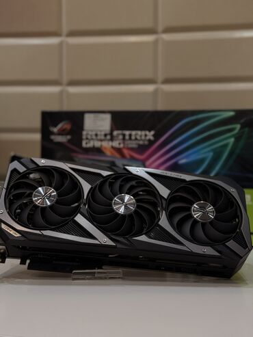 аудио колонка: Видеокарта, Б/у, Asus, GeForce RTX, Более 16 ГБ, Для ПК