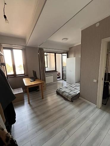osh flat: 5 мкр, сдаётся 2‑комнатная квартира, этаж 6 из 12. Евроремонт — 3