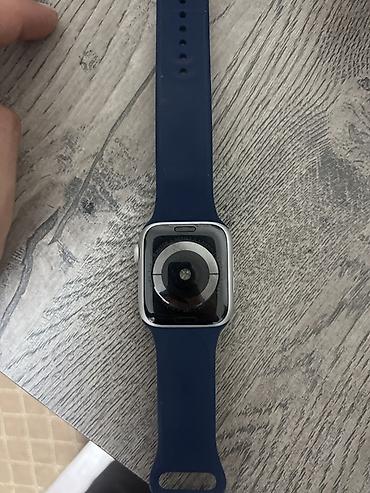 apple watch 2 цена бишкек: Смарт‑часы с прямоугольным сенсорным дисплеем и синим 44силиконовым — 3