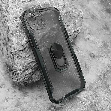 atom racunari: Futrola DEFENDER RING CLEAR za iPhone 15 Plus (6.7) crna. Kataloški — 1