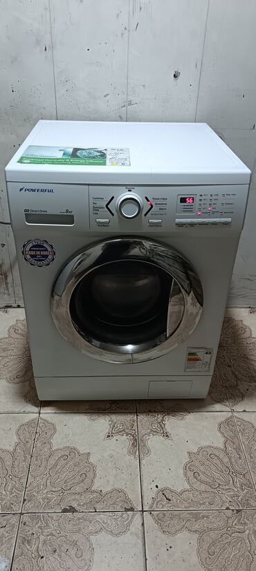 işlənmiş aspiratorlar: Paltaryuyan maşın 8 kq, İşlənmiş, Avtomat, Qurutma var, Ödənişli çatdırılma