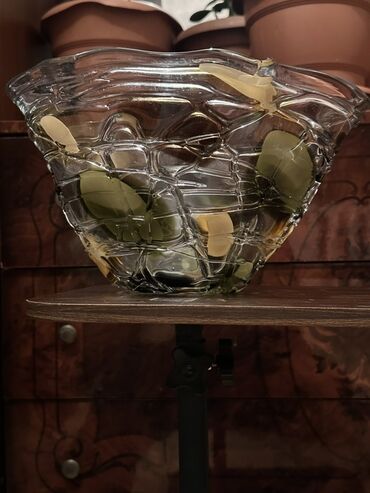 Külqabılar: Şüşə külqabılar və dekorativ qablar dəsti - Şüşə külqabı: EFES — 20