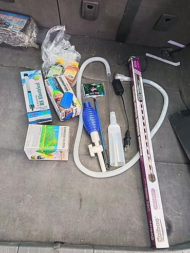 akvaryum aksesuarları: Akvaryum üçün tam aksesuar dəsti Paketə daxildir: - Rəngarəng — 2