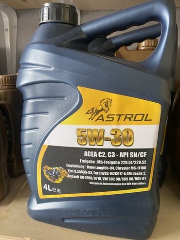 qarışqa yağı: Astrol 5W-30 mühərrik yağı, avtomobillər üçün yüksək keyfiyyətli