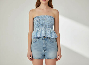 niebieska tiulowe spódnice: Women`s top, size S