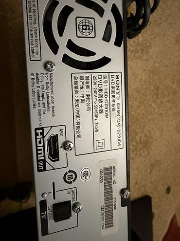Ресиверы: Домашний кинотеатр Sony HBD-DZ910W (DAV-DZ910W) Комплектация: - 4 — 4