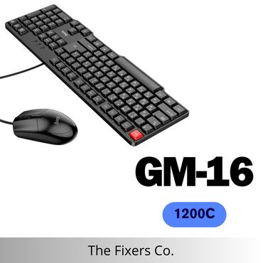 клавиатура мышь для телефона: GM16, мембранная клавиатура и мышь набор, английская / русская версии