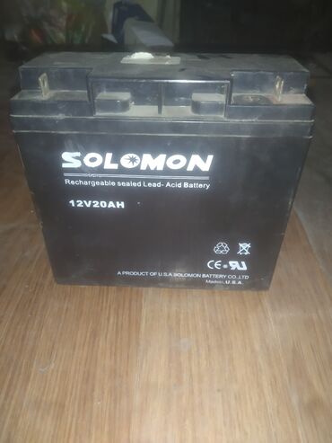 яблочный сок на: Аккумулятор SOL0MON 12V 20Ah - Тип: герметичный свинцово‑кислотный