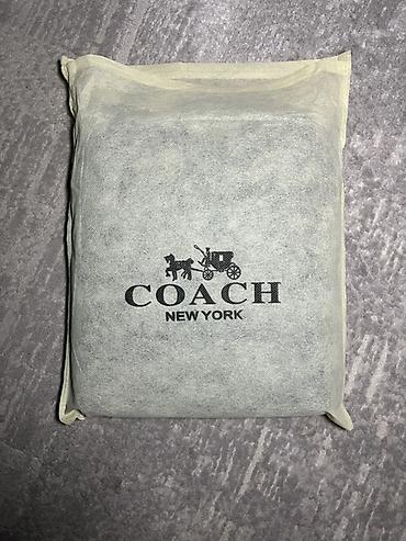 сумка coach оригинал: Барсетка, Coach, Материал: Натуральная кожа, Застежка на молнии, Множество карманов, Моющийся материал, Новый — 3