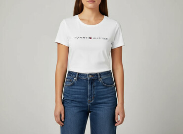 tommy basic t shirty: Tommy Hilfiger, Футболка жіноча, розмір XL