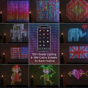 smart light: Умная светодиодная гирлянда RGB c управлением через приложение Для — 3