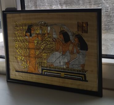 картины природа: Картины на папирусе из Египта. Размеры - 30×40. 1 картина - 500 сом