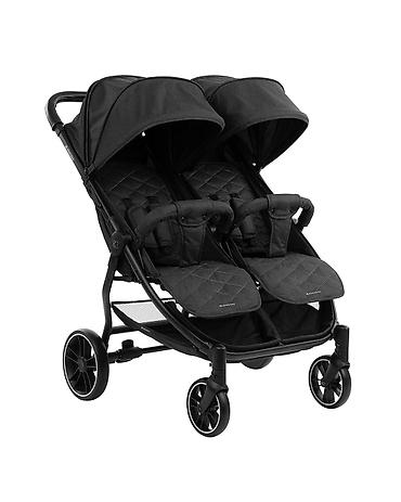 deca zla: Kikka Boo Happy 2 – Kolica za blizance, black (SKU: KKB4) Kolica sa — 1