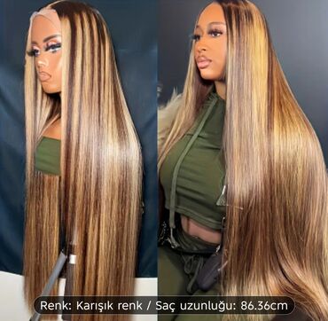 Təbii saçlar, pariklər: Parik, Təbii, Yeni — 10