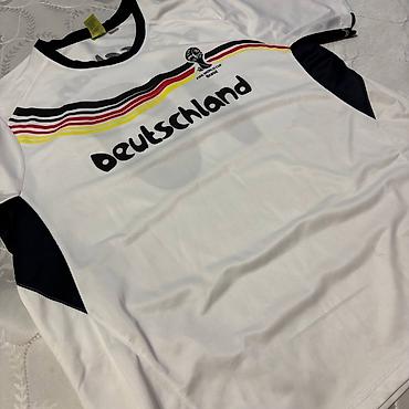 Kişi geyimləri: Futbolka, Adidas, L, rəng - Ağ — 2