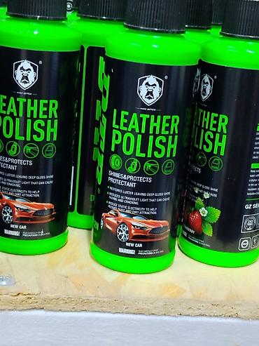 Автокосметика: Полироль для кожи Leather Polish (защита и блеск) - Предназначен для — 1