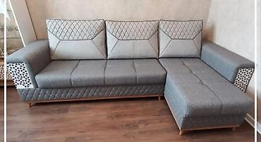 2ci əl kunc divan: Künc divan, İşlənmiş, Açılan, Bazalı, Parça — 1