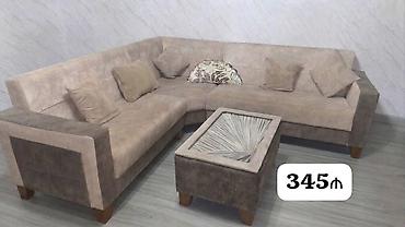 Divan və masa dəstləri: İşlənmiş, Künc divan, Qonaq otağı üçün, Açılmayan — 1