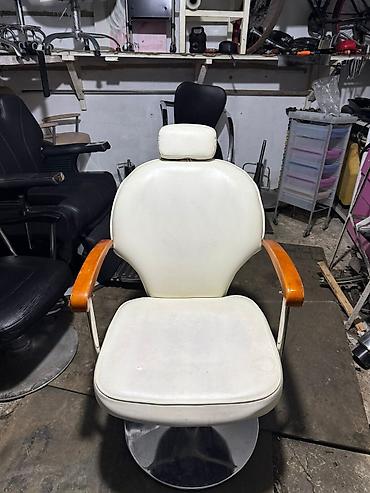 Salon, tibbi mebel: Peşəkar bərbər/kosmetologiya kresloları - Tənzimlənən başaltı — 3