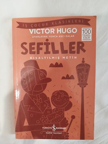 Книги и журналы: Çocuk kalbi(5₼), Sefiller(5₼), Türk dilində dram kitabları — 3