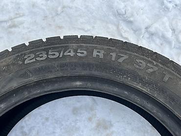 зимние шины r17: Шины 235 / 45 / R 17, Зима, Б/у, Пара, Германия, Continental — 4
