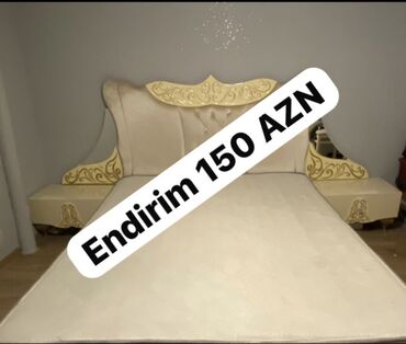 Yataq otağı dəstləri: İkinəfərlik çarpayı, 2 tumba, İşlənmiş