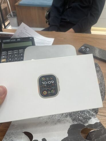 чехлы макбук: Apple Watch Ultra 2 (49 мм) с ремешком Alpine Loop, цвет синий Новый