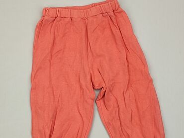 pomarańczowe legginsy: Spodnie dresowe, 9-12 m, stan - Dobry