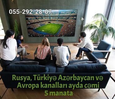 televizorda kanallarin yigilmasi: 💯 IPTV kanallar ayda cemi 5 azn Beinsport 1.2.3.4 Rusiyanin futbol