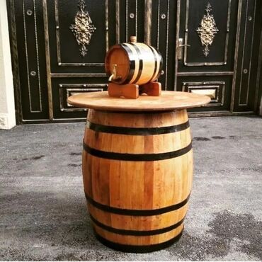 Kağız oboylar: Divar interyer. Dekorativ Taxta yarım boçka sifarişlə. Dekor yarı — 5