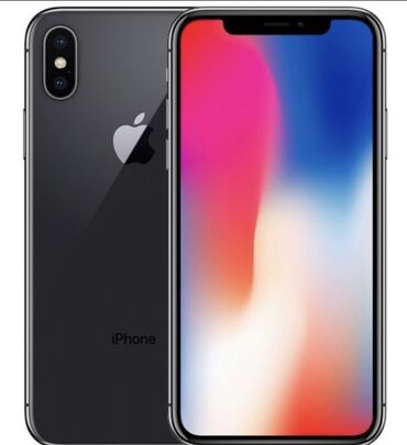 телефон айф: IPhone X, 64 ГБ, Черный, 78 %