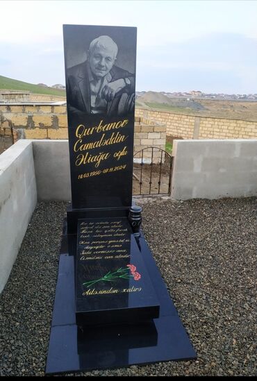 Başqa xidmətlər: Hər növ mərmər, qranitdən Məzar daşlarının sifarişi qəbul — 9