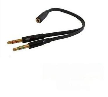 Druga oprema za računare i laptopove: Adapter/razdvojnik za slušalice i mikrofon – 3,5 mm ženski TRRS na 2x — 12