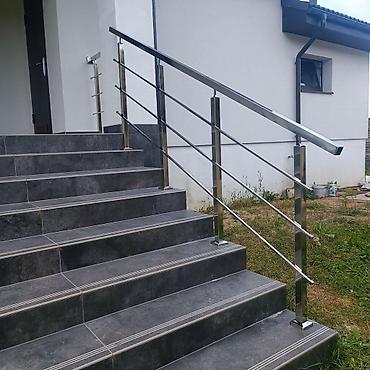 Обшивка лестниц: Перила из нержавейки просто идеально подходят при абсолютно любом — 14