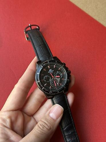 Аксессуарлар: Японские наручные часы Casio Edifice EF-552PB-1A4 с хронографом — 1
