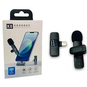 Микрофондор: Беспроводной микрофон K8 (Type-C) Компактный и удобный микрофон для — 6